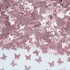 Pink Glitter Butterflies - No Soy Non Gmo Halal Edible Cake Decoration (Top 14 Allergen Free, Naturally Sourced Ingredients, Plant-based, Clean Label, Hydrogenated Fat, Palm oil, Certified Vegan, BRC, Kosher & FDA)