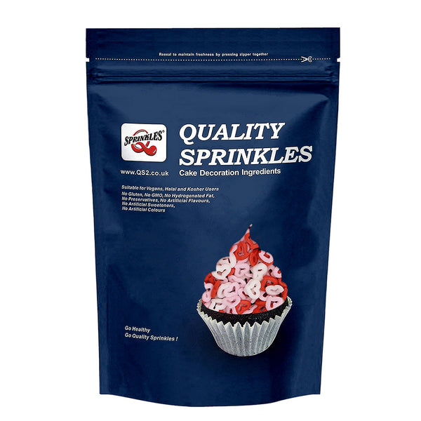 Bulk Pack Confetti Angel Heart - Dairy Free Halal Certified Sprinkles