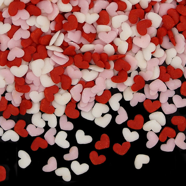 Bulk Pack Confetti Heart - No Gluten No Soy Kosher Certified Sprinkles