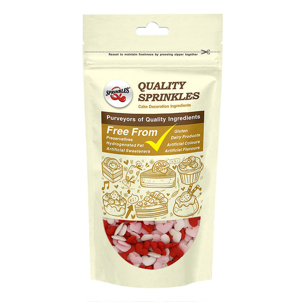 Fairy Confetti Heart - Nuts Free Kosher Certified Sprinkles For Cake