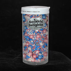 Fairy Unicorn - Gluten Free Natural Ingredients Vegan Sprinkles Mix (Top 14 Allergen Free, Plant-based, Clean Label Free From GMO, Hydrogenated Fat, Palm oil, BRC, Kosher, Halal & FDA)