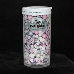 Flipped - Nut Free Natural Ingredient Sprinkles Medley Cake Decoration (Top 14 Allergen Free, Plant-based, Clean Label Free From GMO, Hydrogenated Fat, Palm oil, Certified Vegan, BRC, Kosher, Halal & FDA)