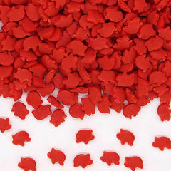 Red Confetti Pig - No Nuts Clean Label Vegan Sprinkles Cake Decoration (Top 14 Allergen Free, Naturally Sourced Ingredients, Plant-based, Free From GMO, Hydrogenated Fat, Palm oil, BRC, Kosher, Halal & FDA)