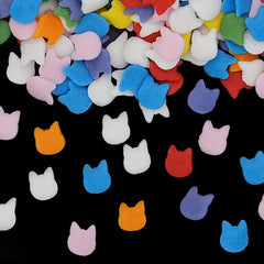 Rainbow Confetti Cat - Dairy Free Soya Free Sprinkles Cake Decorations (Top 14 Allergen Free, Naturally Sourced Ingredients, Plant-based, Clean Label Free From GMO, Hydrogenated Fat, Palm oil, Certified Vegan, BRC, Kosher, Halal & FDA)
