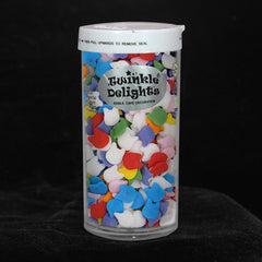 Rainbow Confetti Cat - Dairy Free Soya Free Sprinkles Cake Decorations (Top 14 Allergen Free, Naturally Sourced Ingredients, Plant-based, Clean Label Free From GMO, Hydrogenated Fat, Palm oil, Certified Vegan, BRC, Kosher, Halal & FDA)