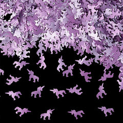 Purple Glitter Unicorns - Non Gluten Halal Certified Edible Decoration (Top 14 Allergen Free, Naturally Sourced Ingredients, Plant-based, Clean Label Free From GMO, Hydrogenated Fat, Palm oil, Vegan, BRC, Kosher & FDA)