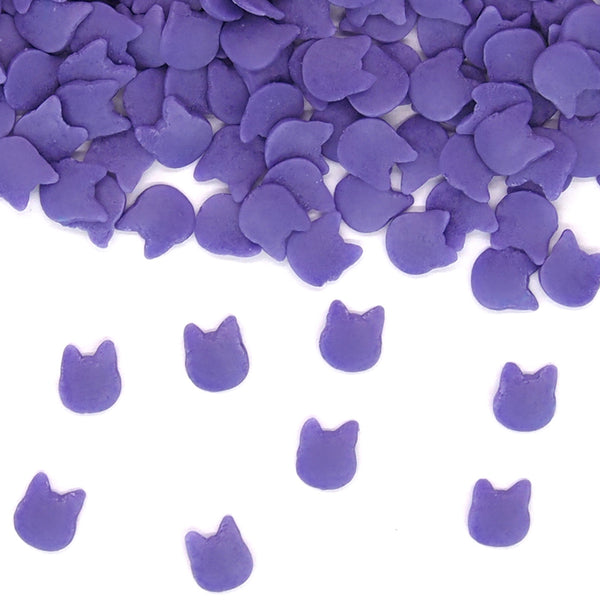 Purple Confetti Cat- Gluten Free Nuts Free Sprinkles Cake Decorations