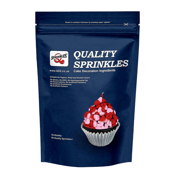 Bulk Pack Confetti Mini Heart - Nut Free Natural Ingredients Sprinkles