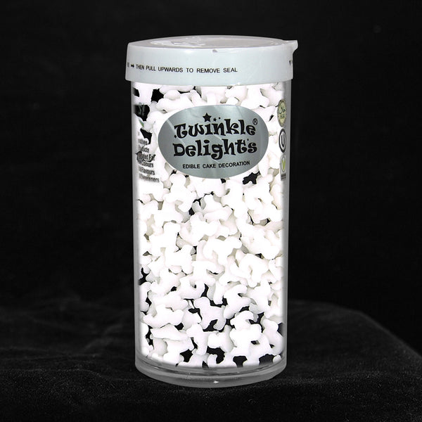 White Confetti Dog- Gluten Free Clean Label Sprinkles Cake Decorations