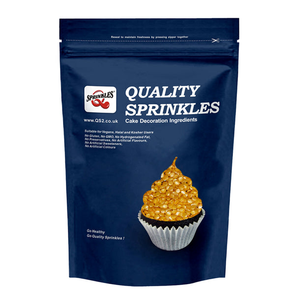 Gold Confetti Dot - Soya Free Nuts Free Kosher Certified Sprinkles