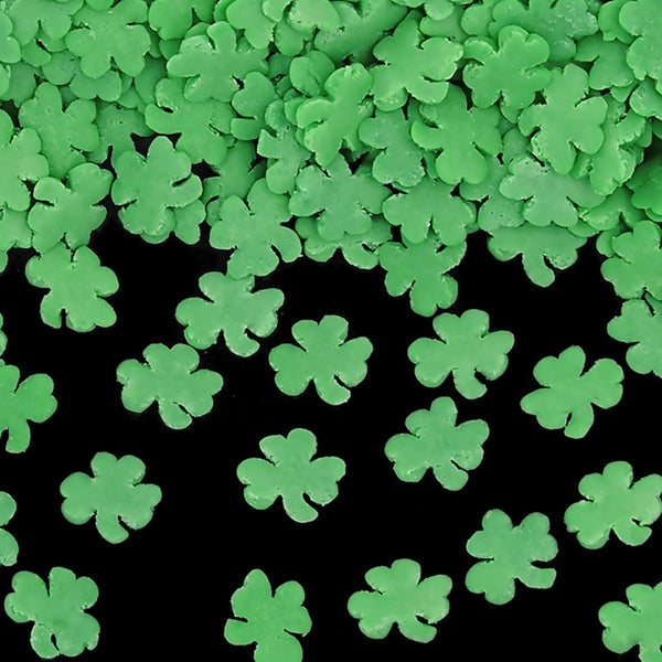 Green Confetti Clover - Soya Free Nuts Free Sprinkles Cake Decoration