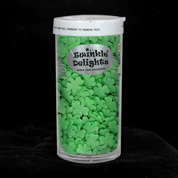 Green Confetti Clover - Soya Free Nuts Free Sprinkles Cake Decoration