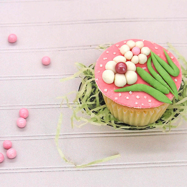 Matt Pink 6mm Pearls - Dairy Free Kosher Certified Sprinkles For Cakes