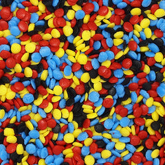 Halloween Confetti Dots - No Dairy Nuts Free Vegan Sprinkles For Cake (Top 14 Allergen Free, Naturally Sourced Ingredients, Plant-based, Clean Label Free From GMO, Hydrogenated Fat, Palm oil, BRC, Kosher, Halal & FDA)