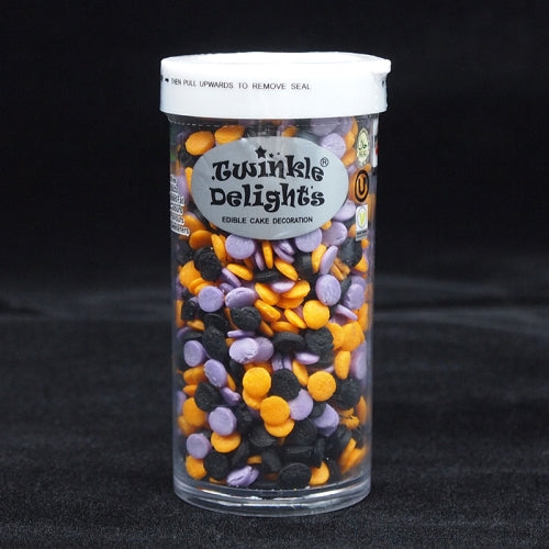 Halloween Confetti Sequins - Natural Ingredients Sprinkles For Cakes