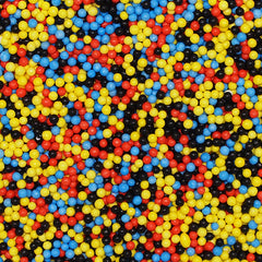 Halloween Nonpareils - Gluten Free Soya Free Sprinkles Cake Decoration (Top 14 Allergen Free, Naturally Sourced Ingredients, Plant-based, Clean Label Free From GMO, Hydrogenated Fat, Palm oil, Certified Vegan, BRC, Kosher, Halal & FDA)