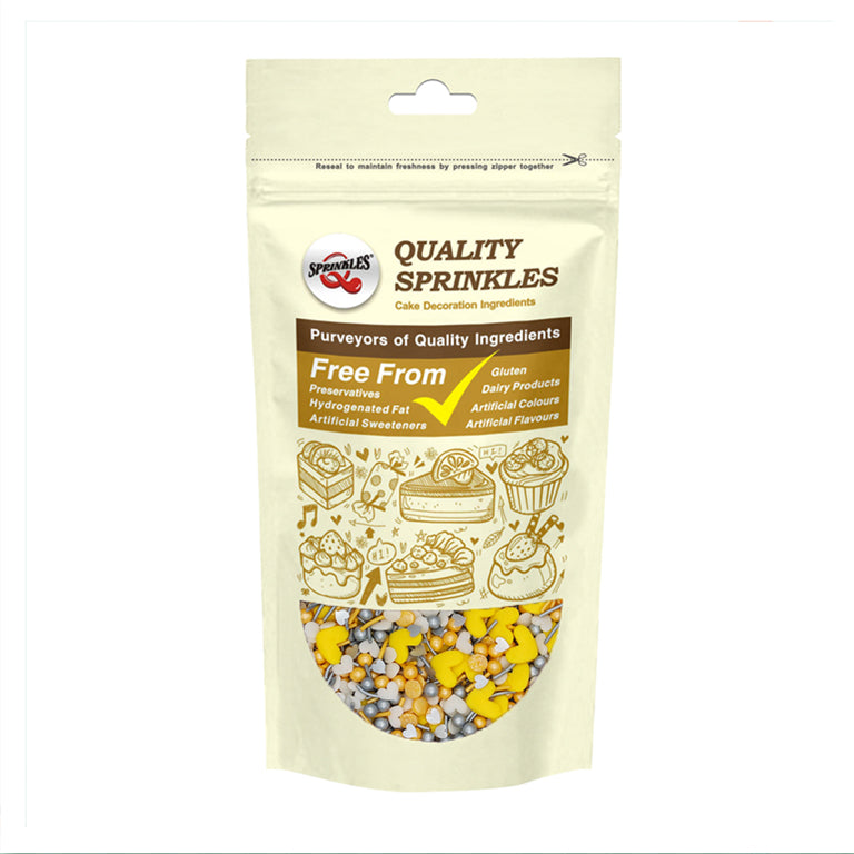 Hand in Hand - Clean Label Halal Sprinkles Medley Cake Decorations