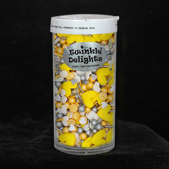 Hand in Hand - Clean Label Halal Sprinkles Medley Cake Decorations (Top 14 Allergen Free, Naturally Sourced Ingredients, Plant-based, Free From GMO, Hydrogenated Fat, Palm oil, Certified Vegan, BRC, Kosher & FDA)