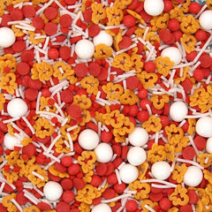 Joylly Gingerbread Man - Dairy Free Vegan Sprinkles Medley For Cake (Top 14 Allergen Free, Naturally Sourced Ingredients, Plant-based, Clean Label Free From GMO, Hydrogenated Fat, Palm oil, BRC, Kosher, Halal & FDA)