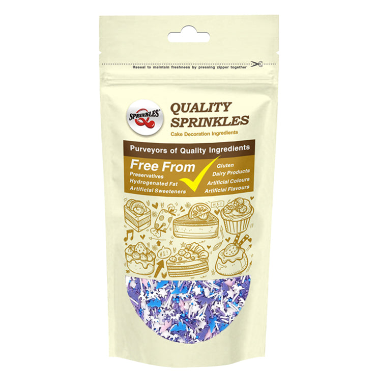 Magic Unicorn - Non Dairy Natural Ingredient Sprinkles Mix For Cakes