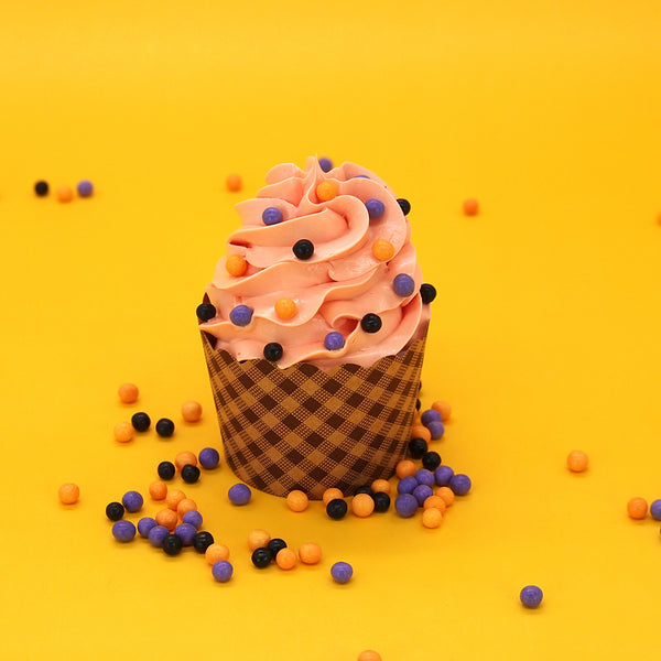 Matt Orange 4mm Pearls - No Gluten Nut Free Sprinkles Cake Decoration