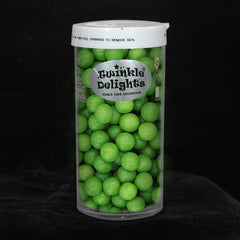 Matt Green 8mm Pearls - Soy Free Nut Free Natural Ingredient Sprinkles (Top 14 Allergen Free, Plant-based, Clean Label Free From GMO, Hydrogenated Fat, Palm oil, Certified Vegan, BRC, Kosher, Halal & FDA)