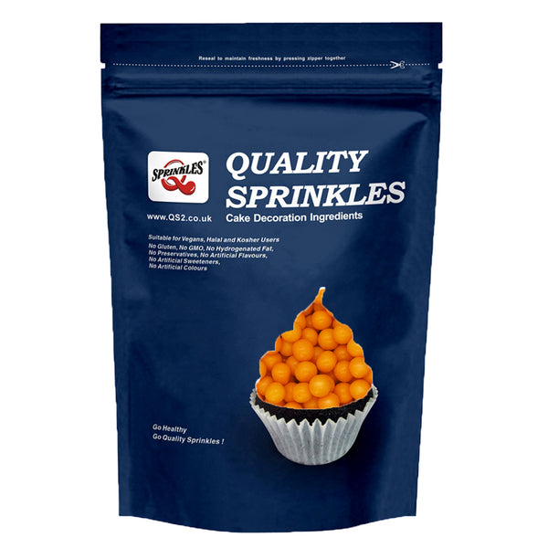 Bulk Pack 8mm Matt Pearls - Gluten Free Clean Lable Sprinkles For Cake