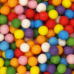 Matt Rainbow 6mm Pearls - No Nut No Gluten Kosher Certified Sprinkles (Top 14 Allergen Free, Naturally Sourced Ingredients, Plant-based, Clean Label Free From GMO, Hydrogenated Fat, Palm oil, Vegan, BRC, Halal & FDA)