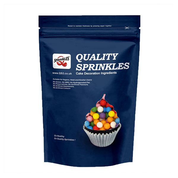 Bulk Pack 6mm Matt Pearls - No Soy Natural Ingredients Vegan Sprinkles