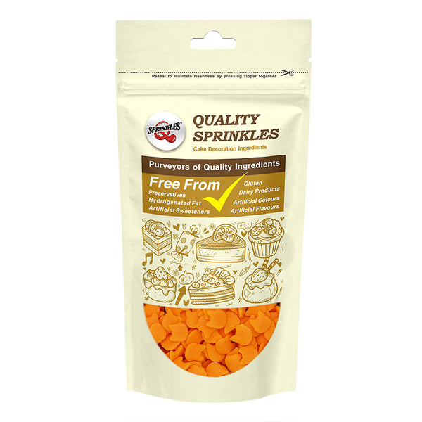 Orange Confetti Cat - Halal Certified Soya Free Sprinkles For Cake