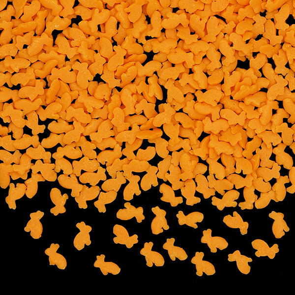 Orange Confetti Rabbit - Gluten Free Halal Certified Vegan Sprinkles