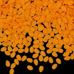 Orange Confetti Egg - No Gluten Natural Ingredients Halal Sprinkles (Top 14 Allergen Free, Plant-based, Clean Label Free From GMO, Hydrogenated Fat, Palm oil, Certified Vegan, BRC, Kosher & FDA)
