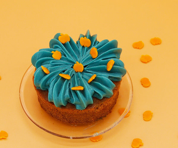 Orange Confetti Pumpkin (filled) - Gluten Free Sprinkles Cake Decor