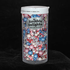 Party Queen - Gluten Free Natural Ingredients Vegan Sprinkles Mix (Top 14 Allergen Free, Plant-based, Clean Label Free From GMO, Hydrogenated Fat, Palm oil, BRC, Kosher, Halal & FDA)