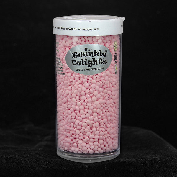Pink Confetti Dots - Dairy Free Clean Label Sprinkles Cake Decoration