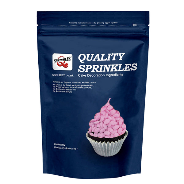 Pink Confetti Egg - No Nuts Kosher Certified Sprinkles Cake Decoration