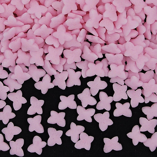 Pink Confetti Little Butterfly - Dairy Free Kosher Certified Sprinkles