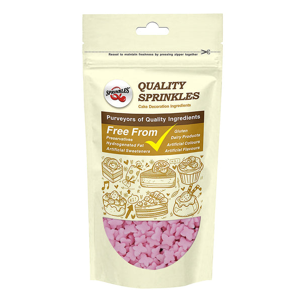 Pink Confetti Little Butterfly - Dairy Free Kosher Certified Sprinkles