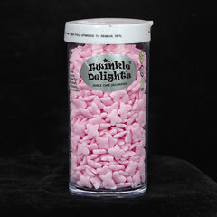 Pink Confetti Little Butterfly - Dairy Free Kosher Certified Sprinkles (Top 14 Allergen Free, Naturally Sourced Ingredients, Plant-based, Clean Label Free From GMO, Hydrogenated Fat, Palm oil, Vegan, BRC, Halal & FDA)