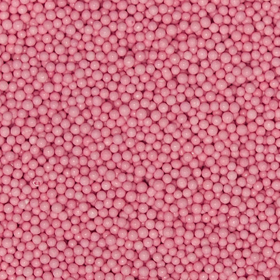 Pink Nonpareils - Gluten Free Clean Lable Sprinkles Cake Decorations