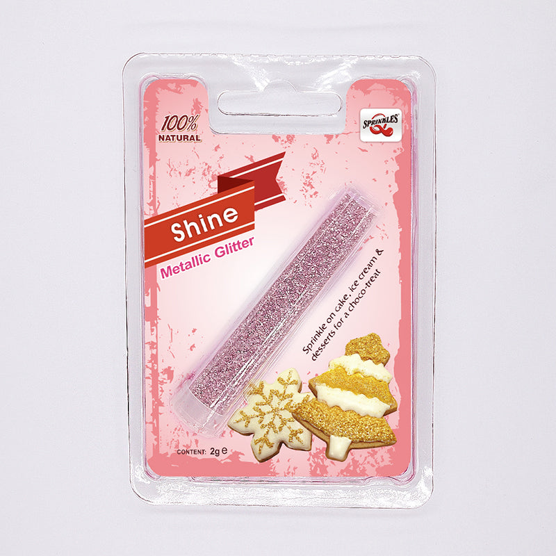 Pink Shine - Gluten Free Non GMO Kosher Certified Edible Decoration