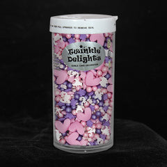 Puppy Love -  No Dairy No Gluten Vegan Sprinkles Blend Cake Decoration (Top 14 Allergen Free, Naturally Sourced Ingredients, Plant-based, Clean Label Free From GMO, Hydrogenated Fat, Palm oil, BRC, Kosher, Halal & FDA)