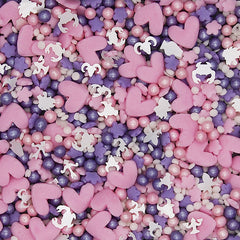Puppy Love -  No Dairy No Gluten Vegan Sprinkles Blend Cake Decoration (Top 14 Allergen Free, Naturally Sourced Ingredients, Plant-based, Clean Label Free From GMO, Hydrogenated Fat, Palm oil, BRC, Kosher, Halal & FDA)