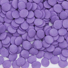 Purple Confetti 10MM Big Sequins -Gluten Free Vegan Sprinkles For Cake (Top 14 Allergen Free, Naturally Sourced Ingredients, Plant-based, Clean Label Free From GMO, Hydrogenated Fat, Palm oil, BRC, Kosher, Halal & FDA)