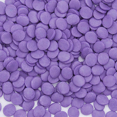 Purple Confetti 8MM Big Sequins - Kosher Certified Sprinkles For Cake (Top 14 Allergen Free, Naturally Sourced Ingredients, Plant-based, Clean Label Free From GMO, Hydrogenated Fat, Palm oil, BRC, Halal & FDA)