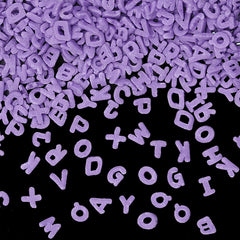Purple Confetti Alphabets - Nuts Free Natural Ingredients Sprinkles (Top 14 Allergen Free, Plant-based, Clean Label Free From GMO, Hydrogenated Fat, Palm oil, Certified Vegan, BRC, Kosher, Halal & FDA)