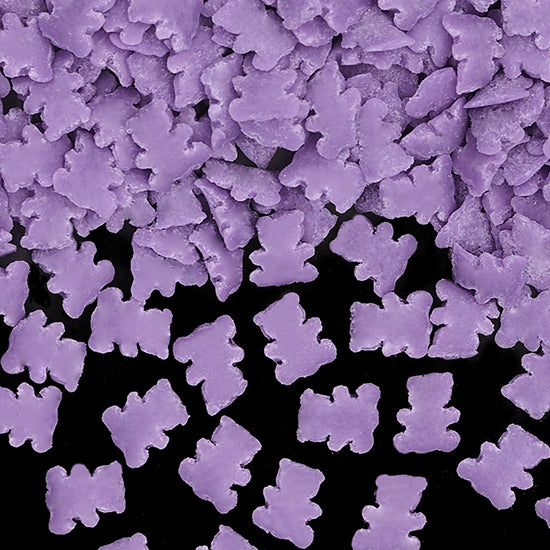 Purple Confetti Bear - Dairy Free Soya Free Kosher Certified Sprinkels