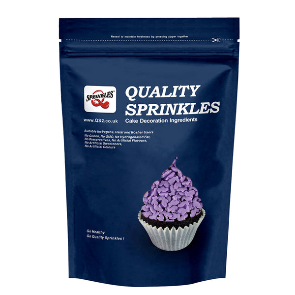 Purple Confetti Rabbit - Nuts Free Kosher Certified Sprinkles For Cake