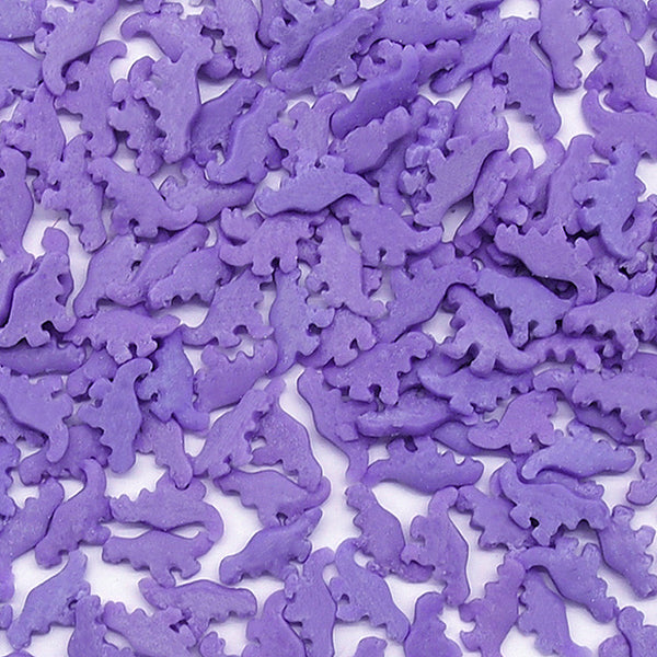 Purple Confetti Dinosaur - Kosher Certified No Nuts Sprinkles For Cake