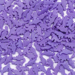 Purple Confetti Dinosaur - Kosher Certified No Nuts Sprinkles For Cake (Top 14 Allergen Free, Naturally Sourced Ingredients, Plant-based, Clean Label Free From GMO, Hydrogenated Fat, Palm oil, Vegan, BRC, Halal & FDA)